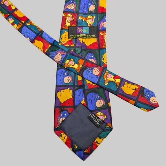 Disney Pooh Mens Tie 100 Polyester Winnie The Pooh & Friends - Picture 8 of 11
